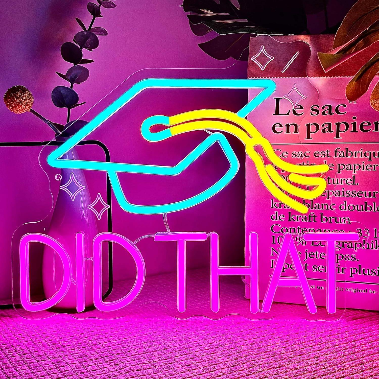 Neon Sign Party - Letrero de neón con motivos de