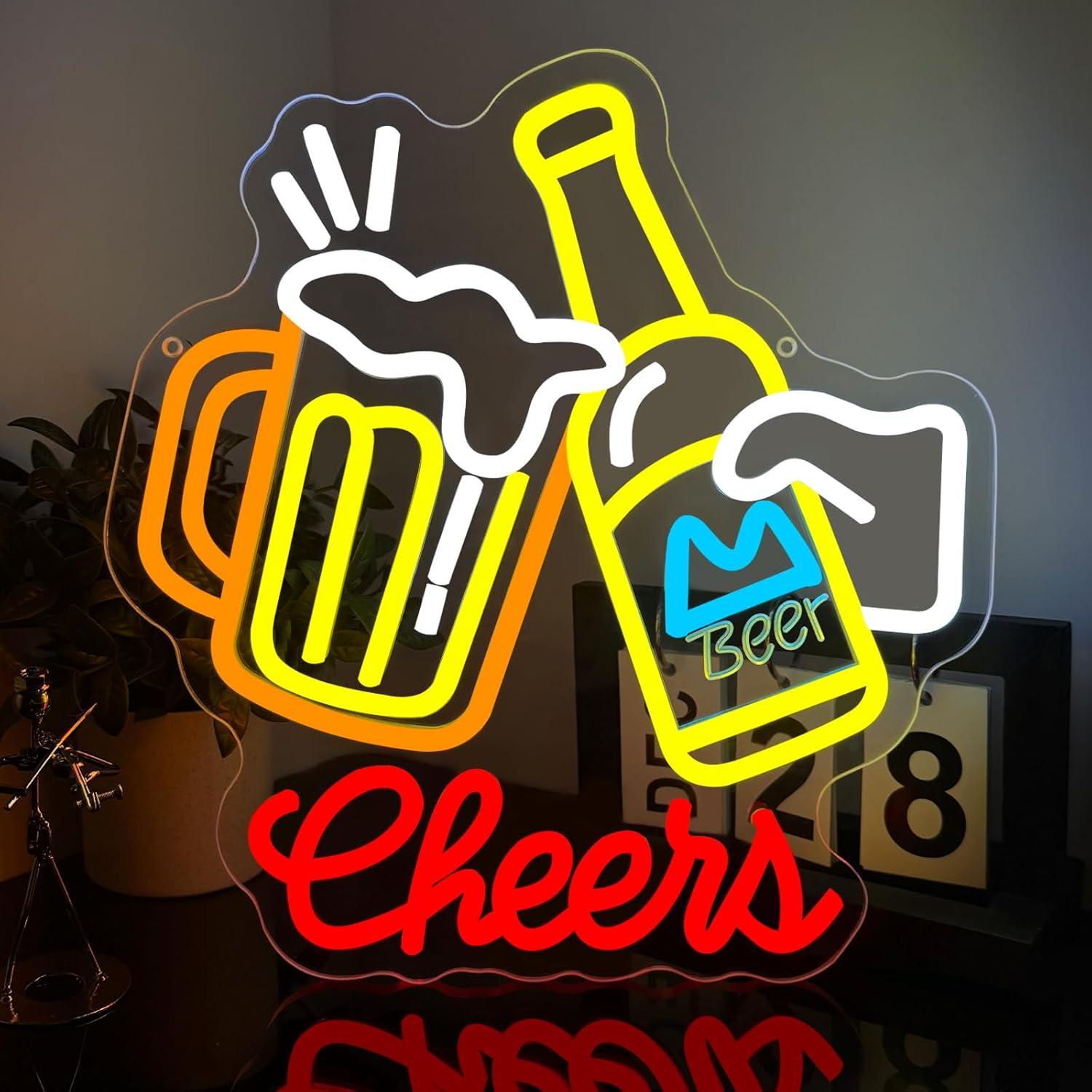 Neon Sign Party - Letrero de neón con motivos de