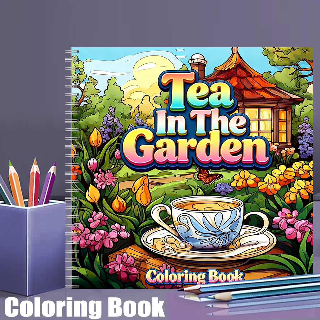 Supply Event - Libro para colorear Tea In The