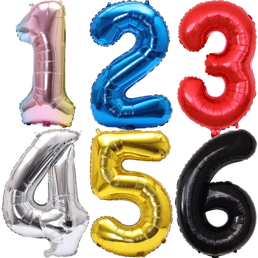 Globo de aluminio con números  - Balloon Pump Hand reseña y precio