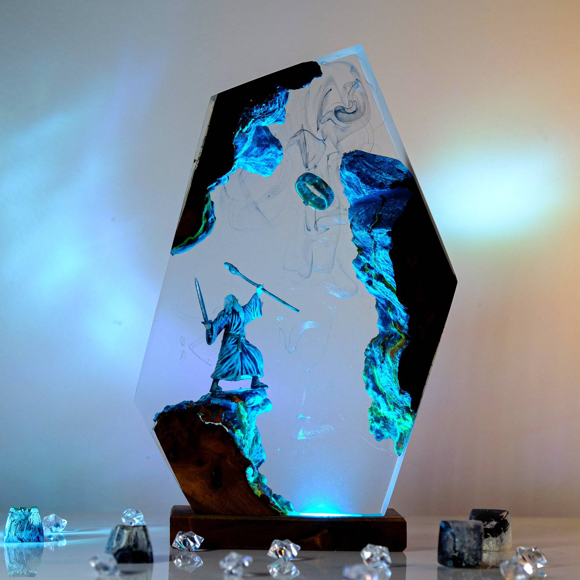 Lámpara de Resina con Figura d - Neon Sign Party reseña y precio