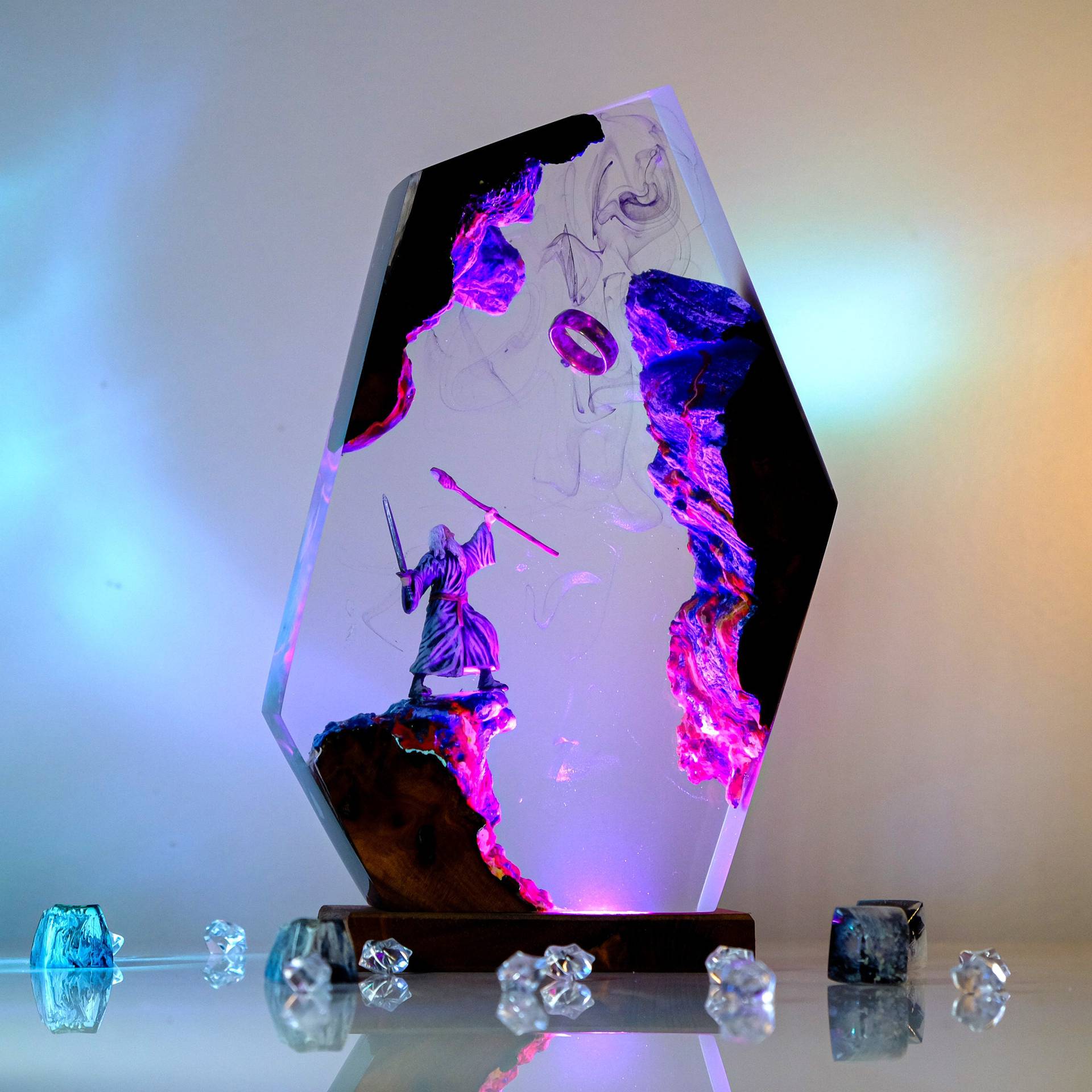 Lámpara de Resina con Figura d - Neon Sign Party reseña y precio