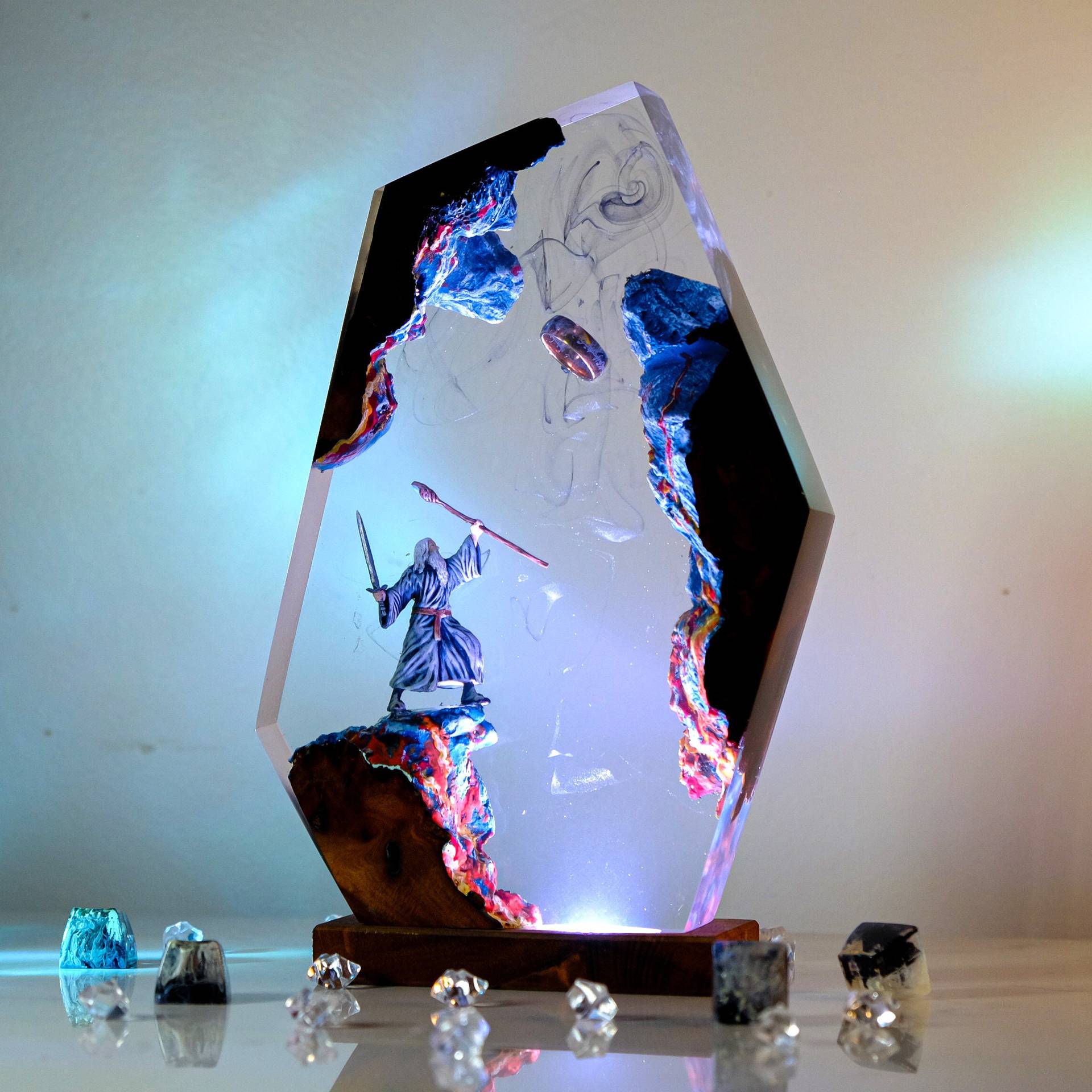 Lámpara de Resina con Figura d - Neon Sign Party reseña y precio