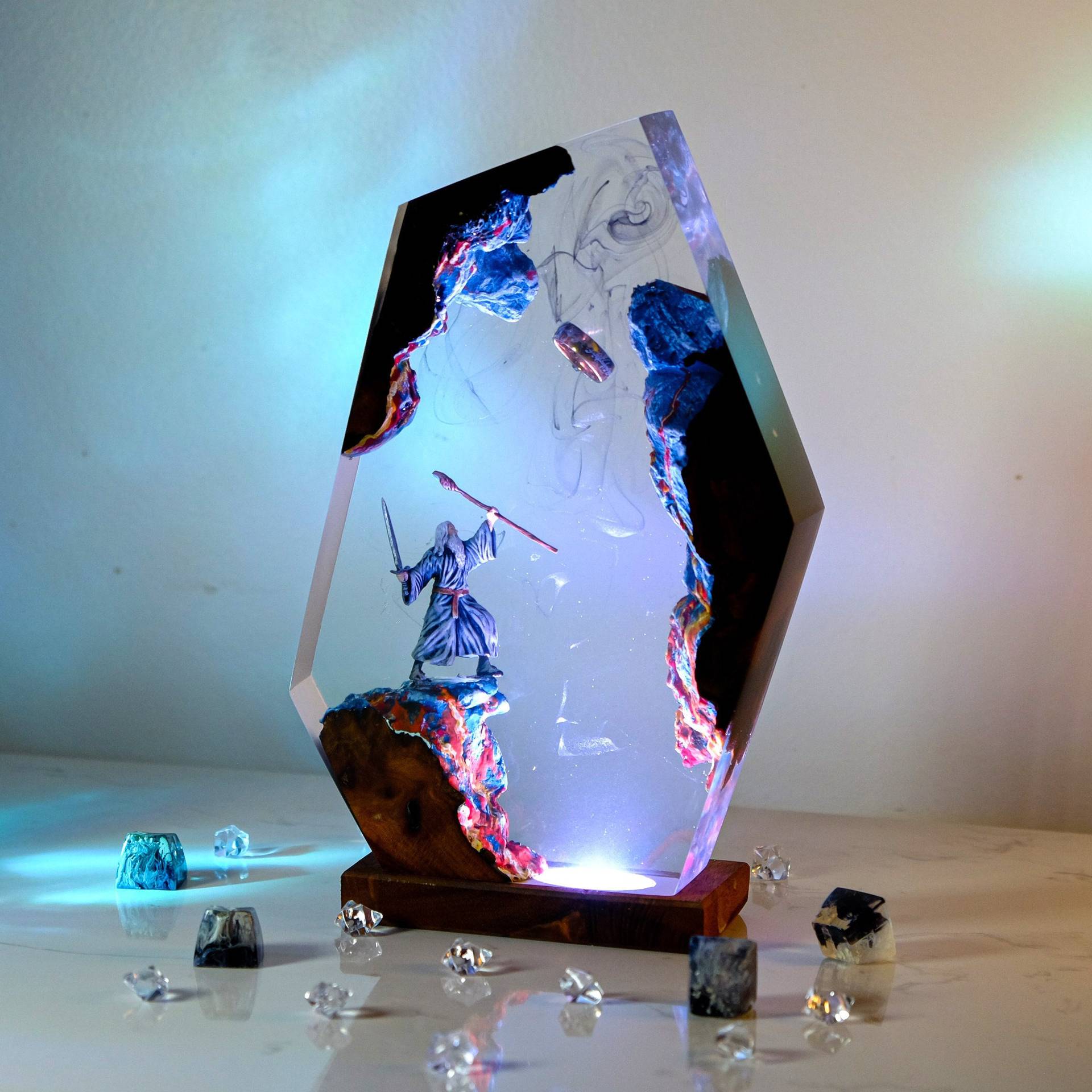 Lámpara de Resina con Figura d - Neon Sign Party reseña y precio