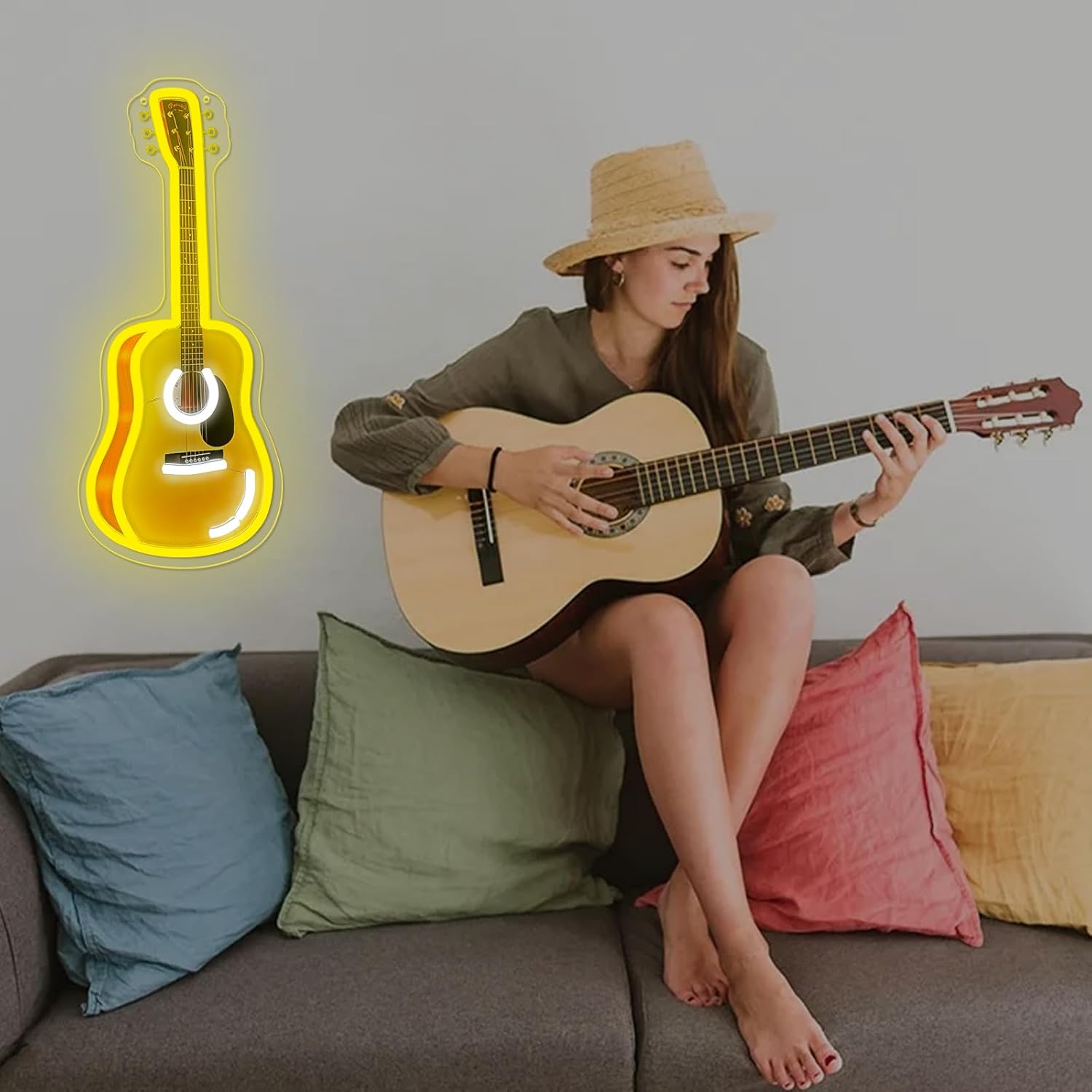 Letrero de neón LED para guita - Neon Sign Party reseña y precio