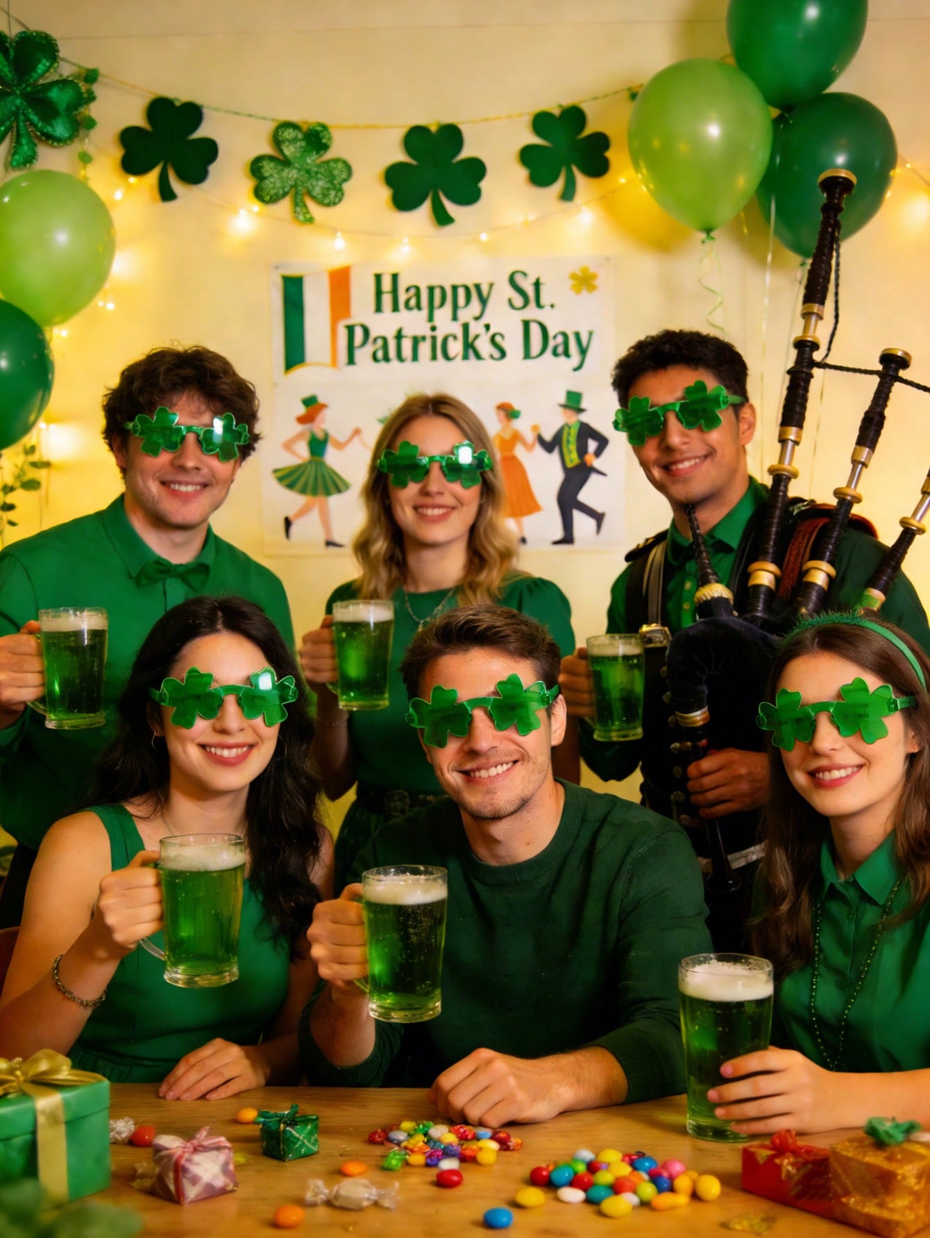 12/6/1 Par de gafas con diseño - Event & Party Supply Photos reseña y precio